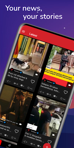 Android application VORTECX screenshort
