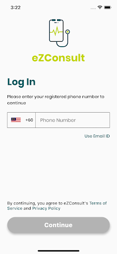 eZConsult Malaysia Screen 2