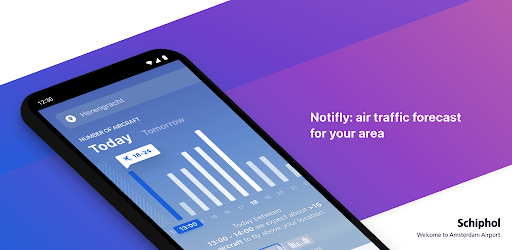 Notifly: Schiphol air traffic