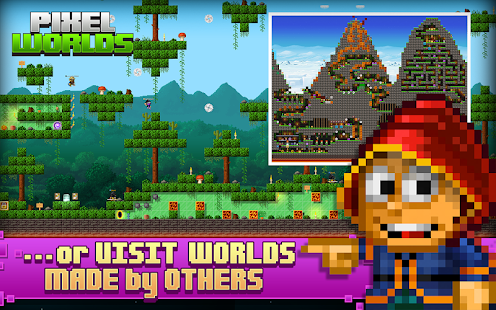 Pixel Worlds : MMO Sandbox - Mondes de pixels Capture d'écran