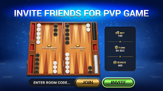 Backgammon Live - gamão online