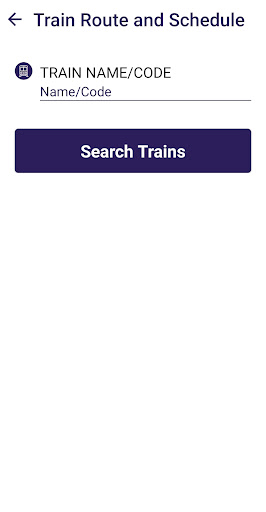 Smart Train Status - Indian Ra Screen 3