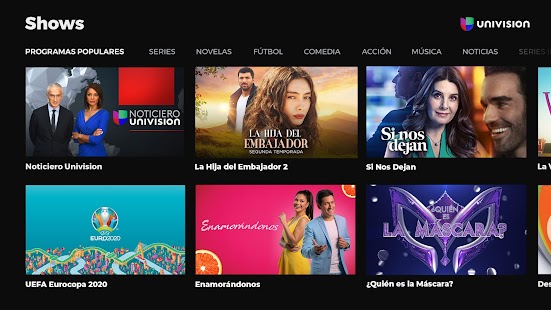 Univision App: Stream TV Shows Screenshot