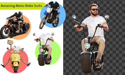 Man Moto Rider Photo Editor