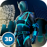 Iron Bat City Defender Hero 3D icon