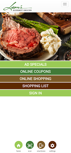 Android application Leon's Gourmet Grocer screenshort