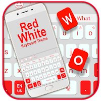 Red White Keyboard Theme