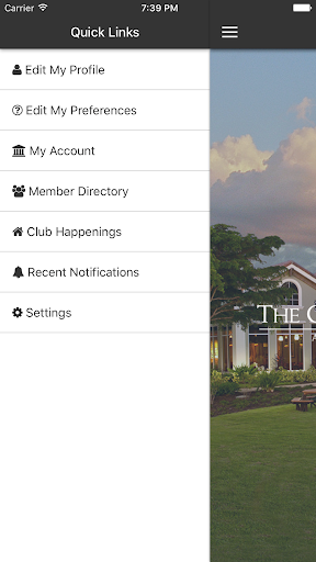 Android application The Commons Club screenshort