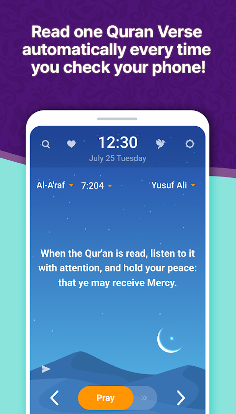 MuslimOn: Quran Doa Lockscreenのおすすめ画像2