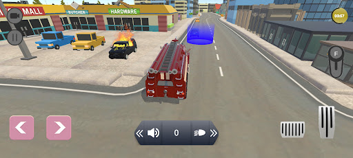 Android application Real Fire Truck Simulator screenshort