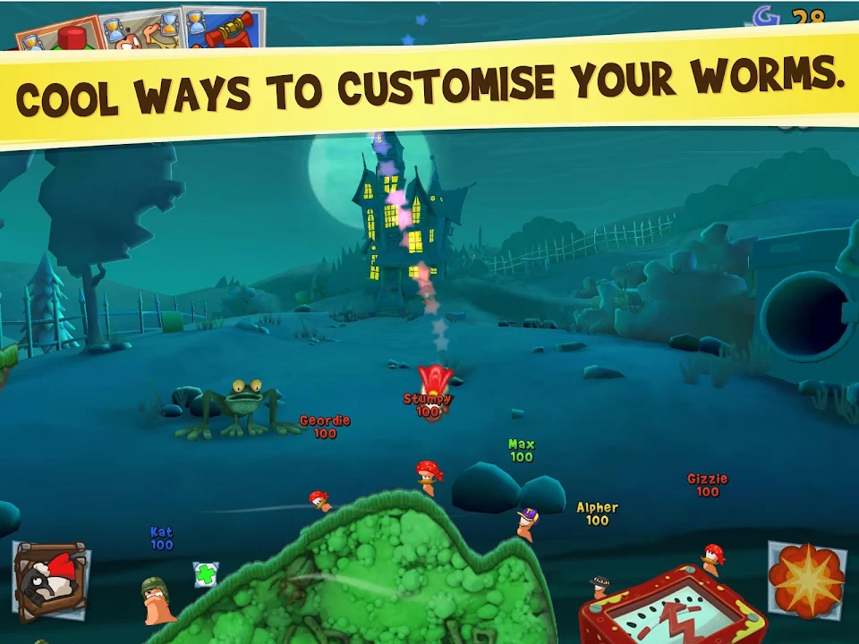 Download Worms 3 (MOD unlimited money)