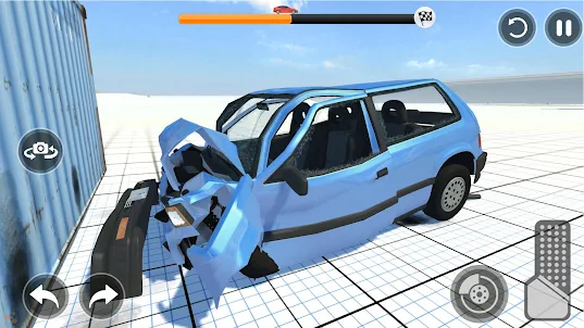 Simulador de acidente de carro