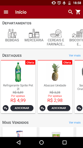 Android application Martins Entrega - Supermercado screenshort