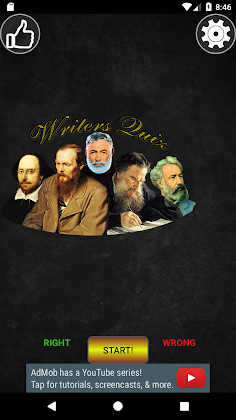 Writers Quiz - Screenshot 2