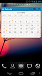 screenshot of GO Calendar Widget