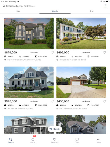 Liz Moore Home Search Screenshot