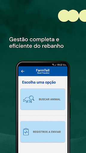 FarmTell Beef Feedlot Screen 2
