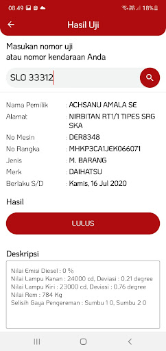 E KIR DISHUB SOLO Screen 2