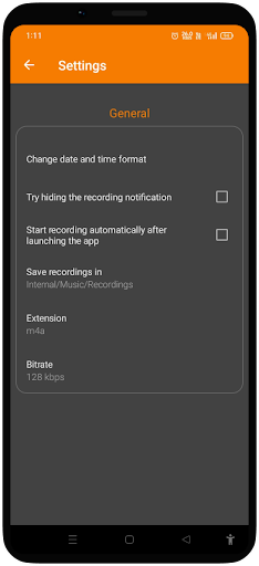 Voice Recorder Screen 2