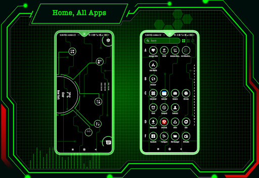 Curve Hitech launcher -Applock Screen 3