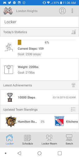 HockeyFit Screen 2