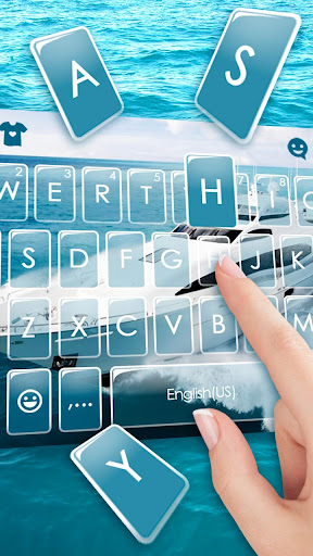 Boat Sea Holiday Keyboard Them Screen 2