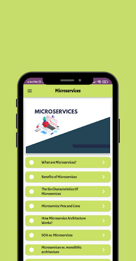 Microservices Screen 3