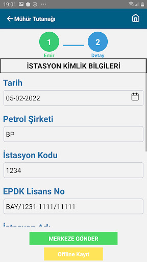 EPDK Mühür Takip Screen 3