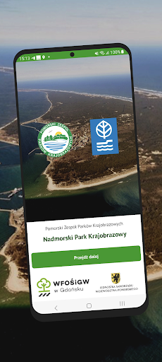 Android application Nadmorski Park Krajobrazowy screenshort