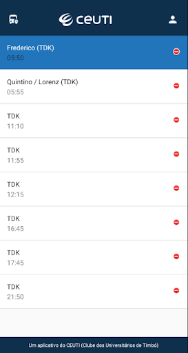 Android application Ceuti Bus screenshort