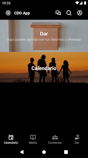 Android application casa de gracia dallas screenshort