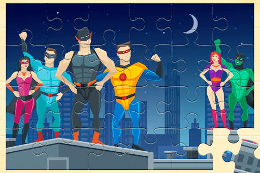 Kids Superhero Puzzles Screen 3