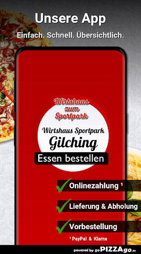 Android application Wirtshaus am Bahnhof Gilching screenshort
