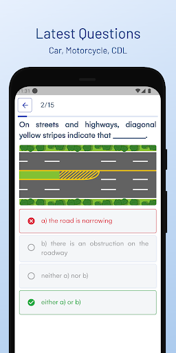 Android application Missouri DMV Permit Test Guide screenshort