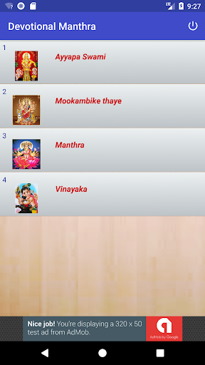 Android application Devotional Manthra screenshort