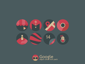 Sagon Circle: Dark Icon Pack