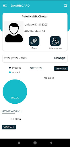 Android application Samarth International School screenshort