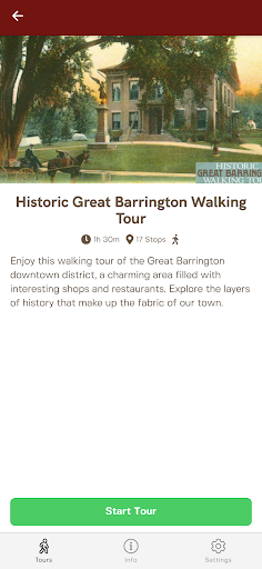 Great Barrington Walking Tours Screen 2