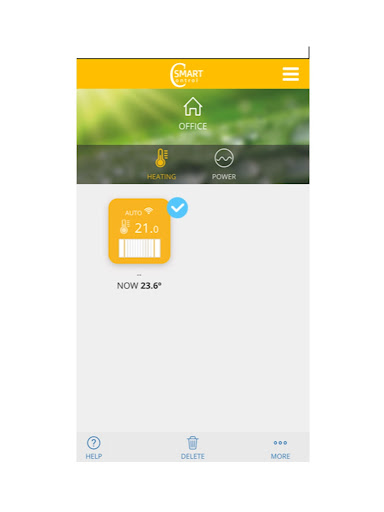 SmartControl Heating Screen 2