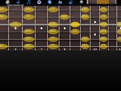 Guitarren skalen & Akkorde pro Screenshot