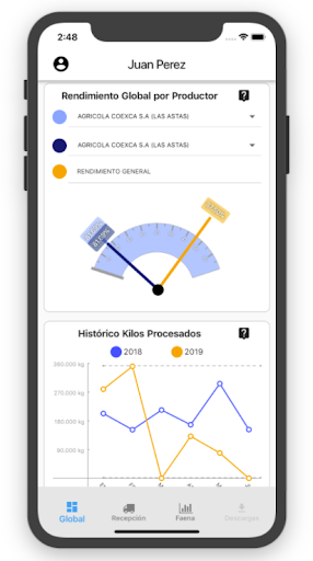 Android application Coexca App screenshort