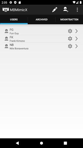 MBMimicX Screen 2