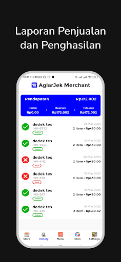 JasaJek Merchant Screen 3