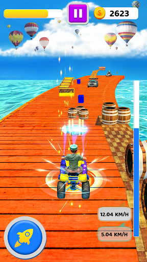 Quad Bike Traffic Shooting Gam Screen 2
