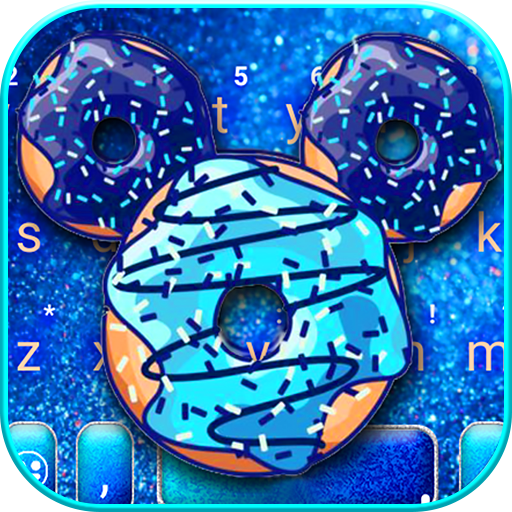 Blue Sugar Micky Donut Keyboar logo