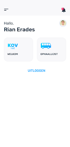 Android application KOVnet GroepsApp screenshort