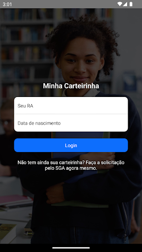 Android application Minha Carteirinha screenshort