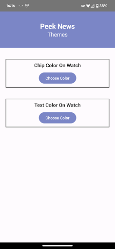 Peek News - Wear OS RSS Reader Screen 3