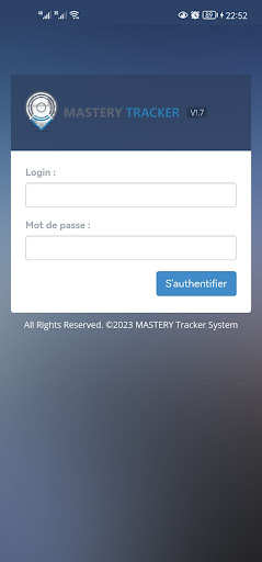 Android application Mastery Tracker screenshort