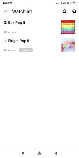 How to make Pop It Fidget Toy Screen 3